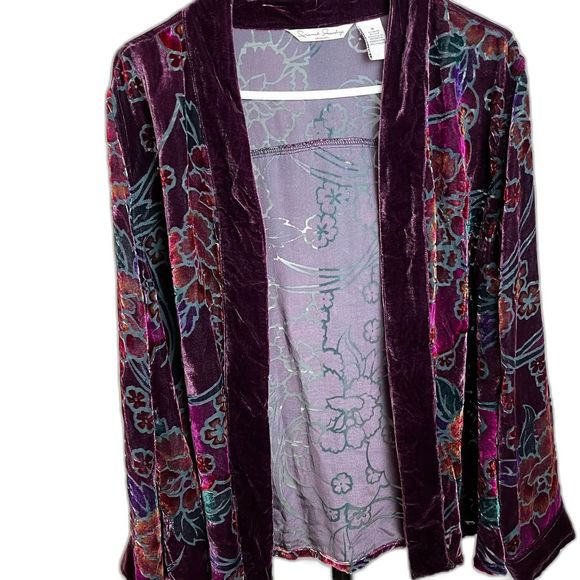 French Laundry open front Kimono Jacket - Picture 2 of 7